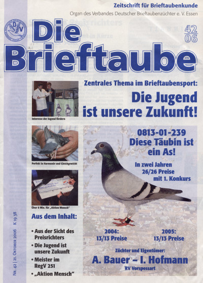 Die Brieftaube - 21 Oktober 2006