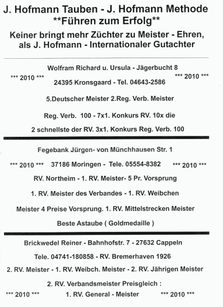 J. Hofmann Methode